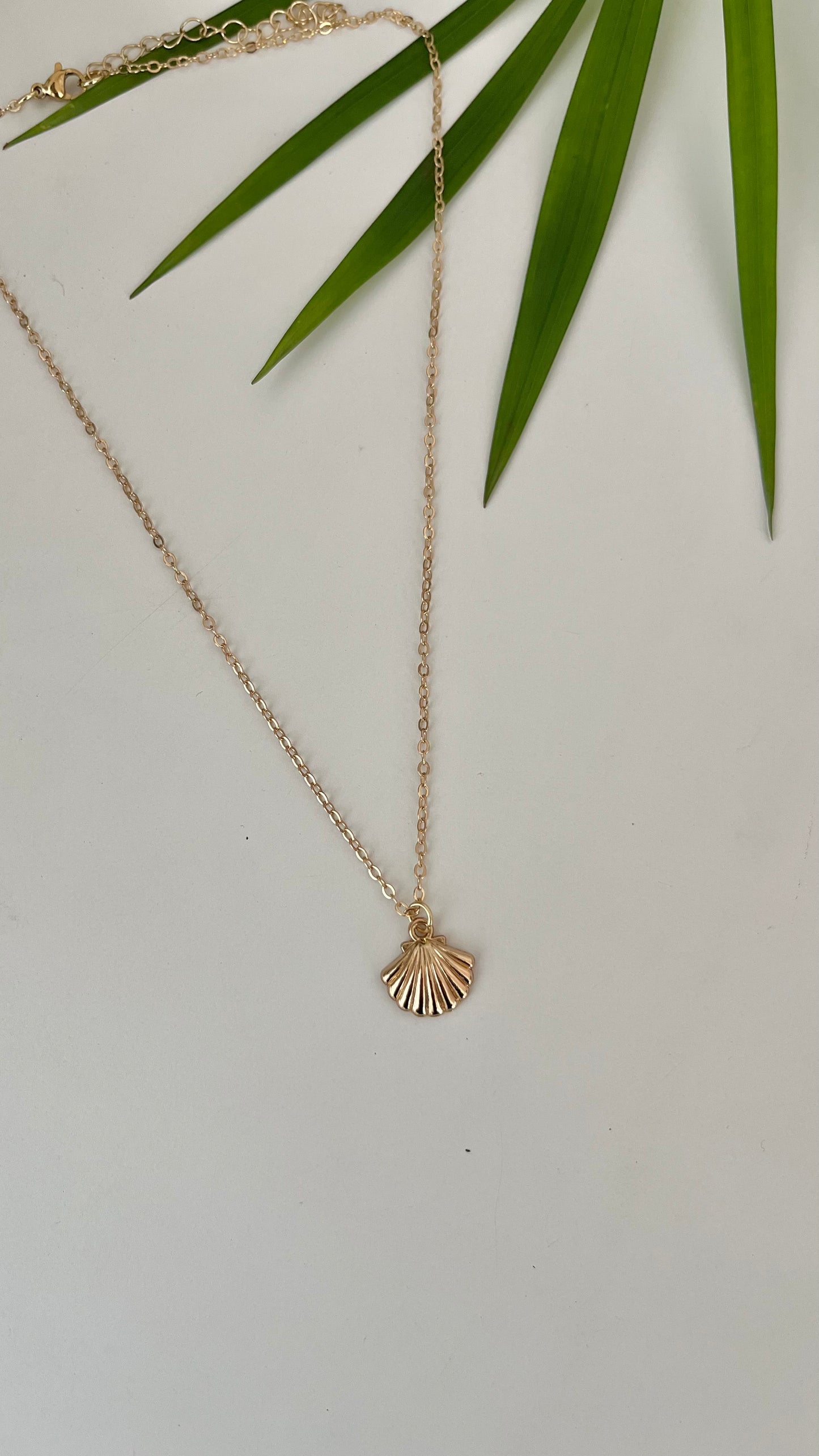 Gold Shell Necklace