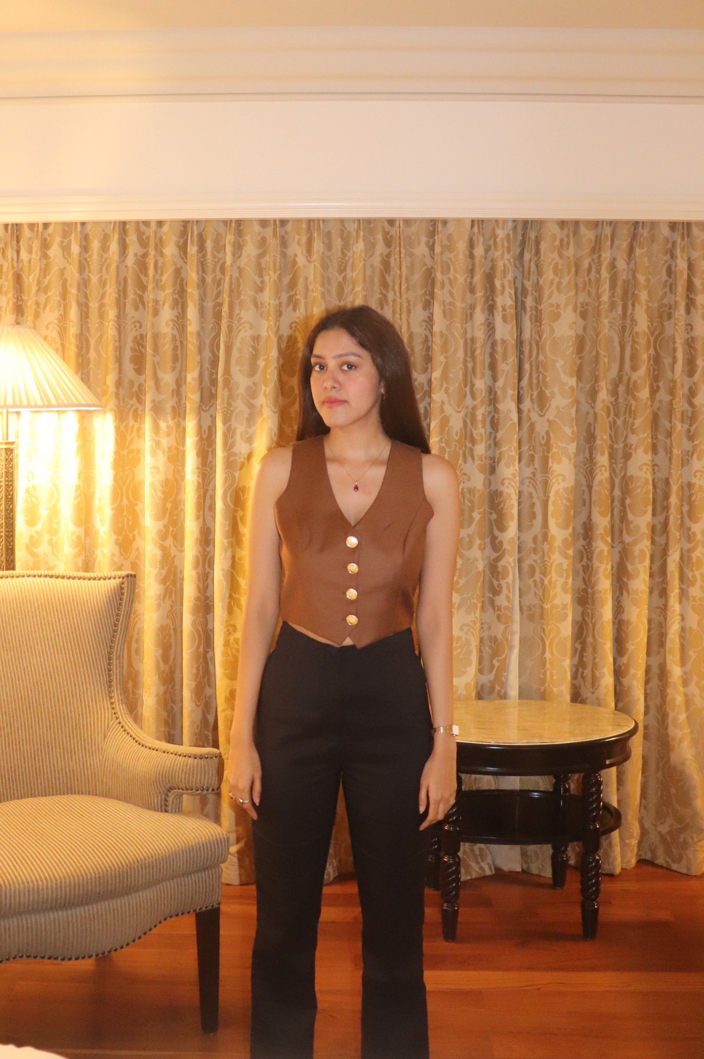 Chocolate Brown Waistcoat