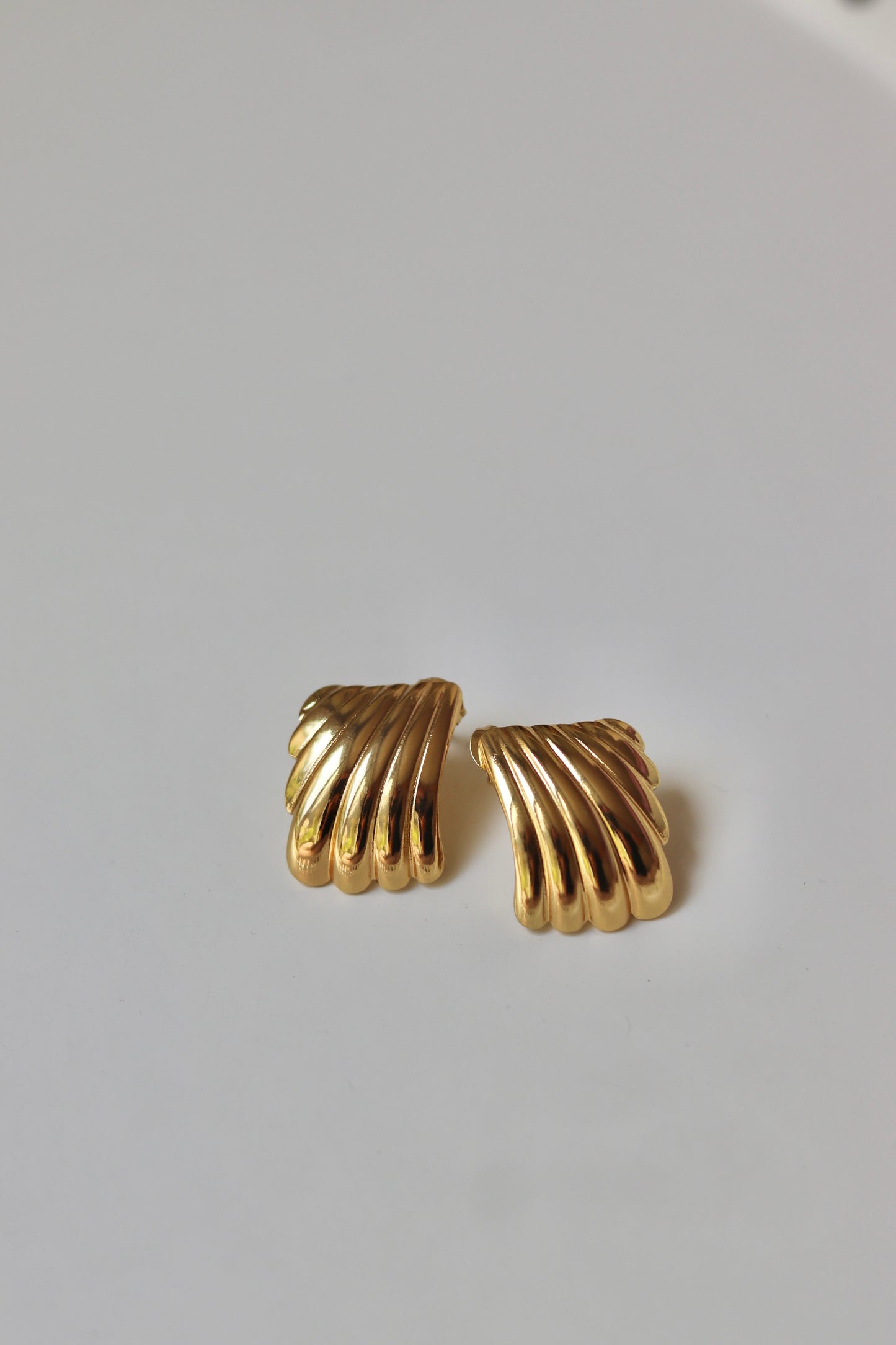 Gold Shell Earrings