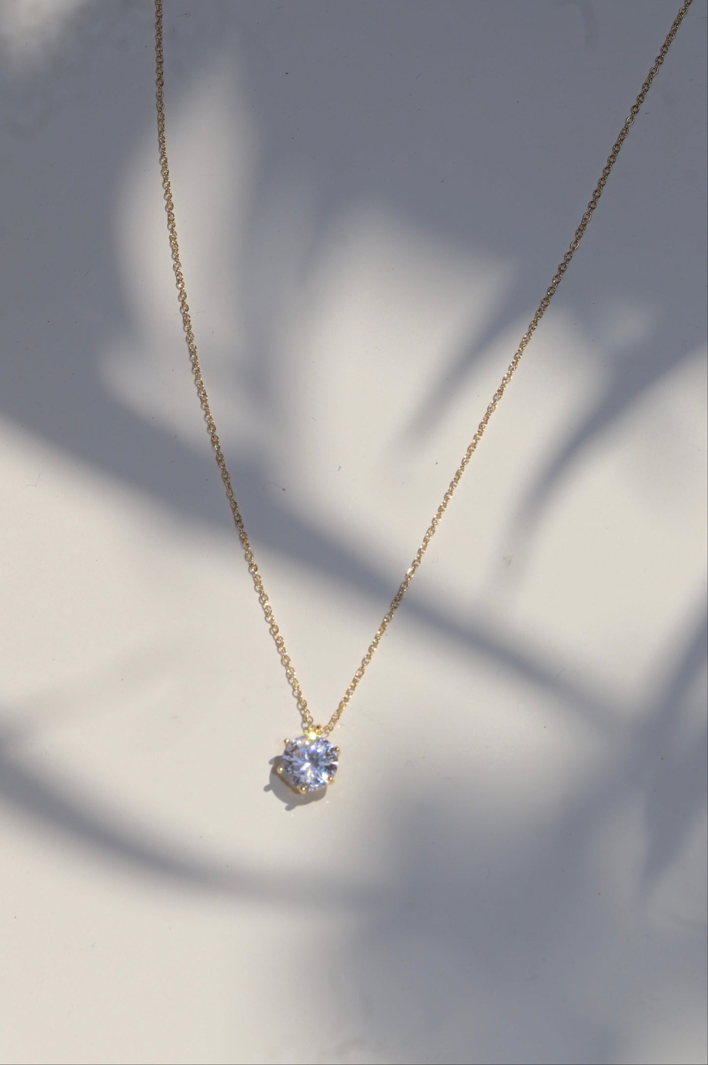 Round Diamond Necklace