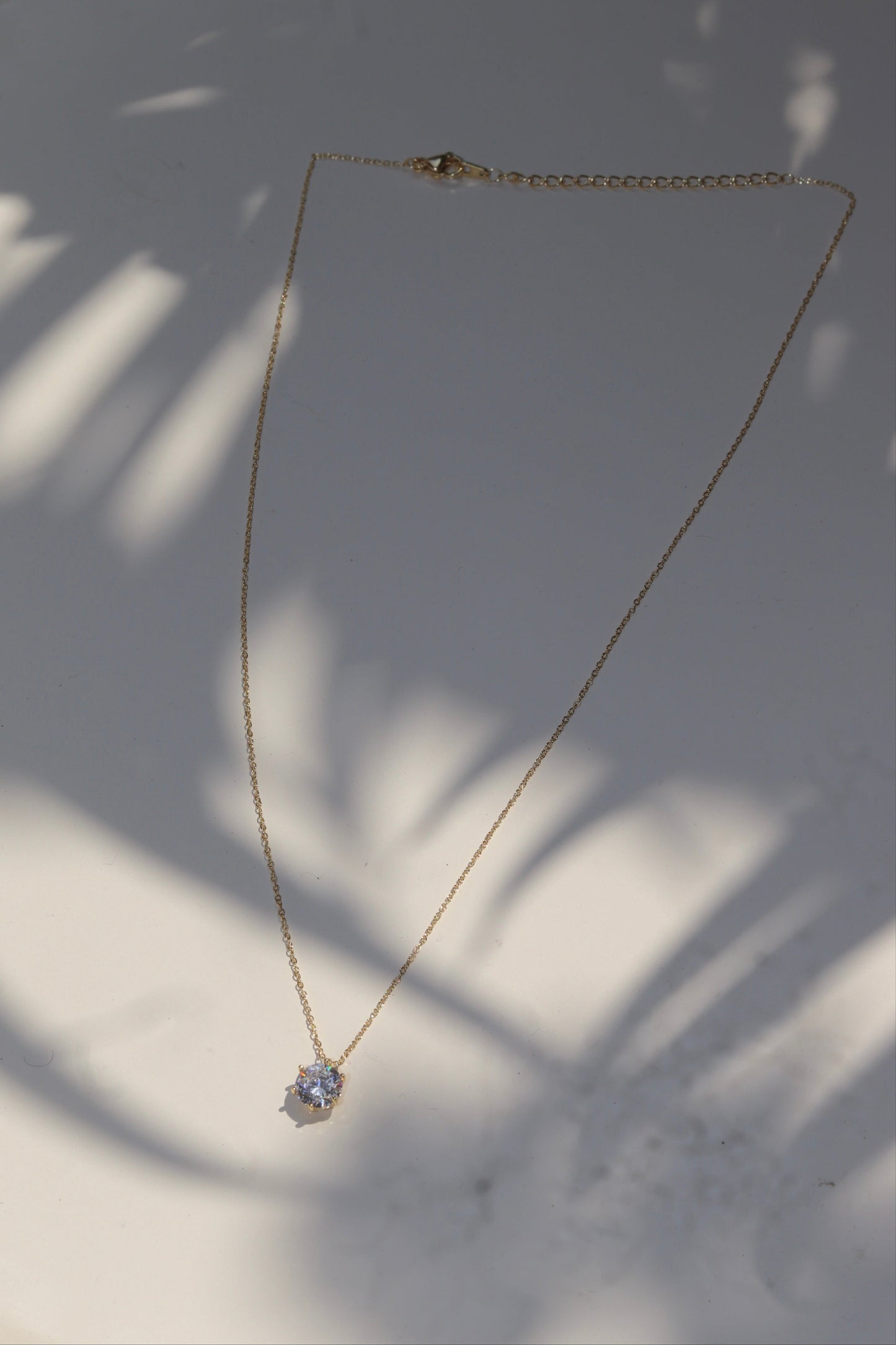 Round Diamond Necklace