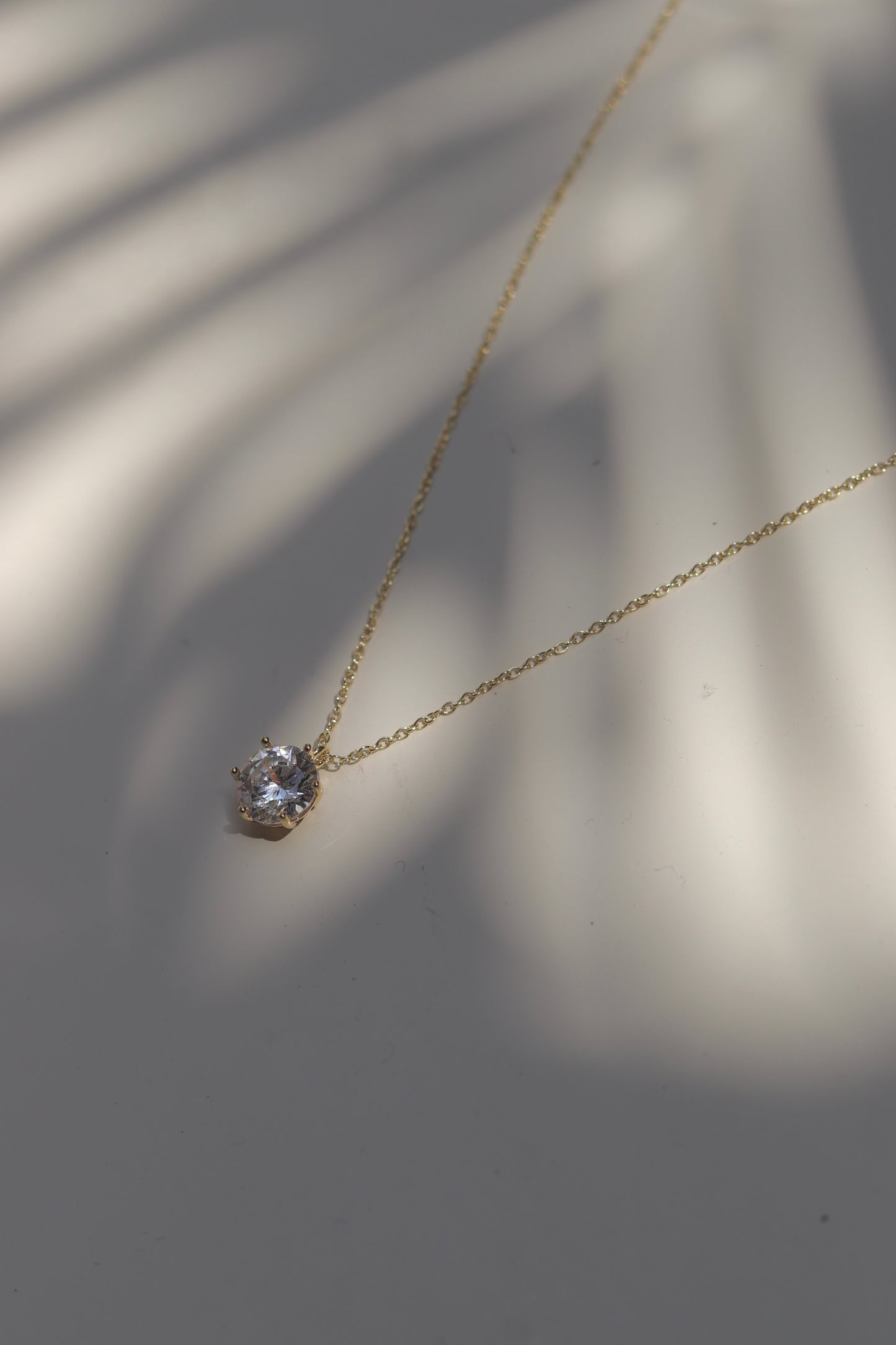 Round Diamond Necklace