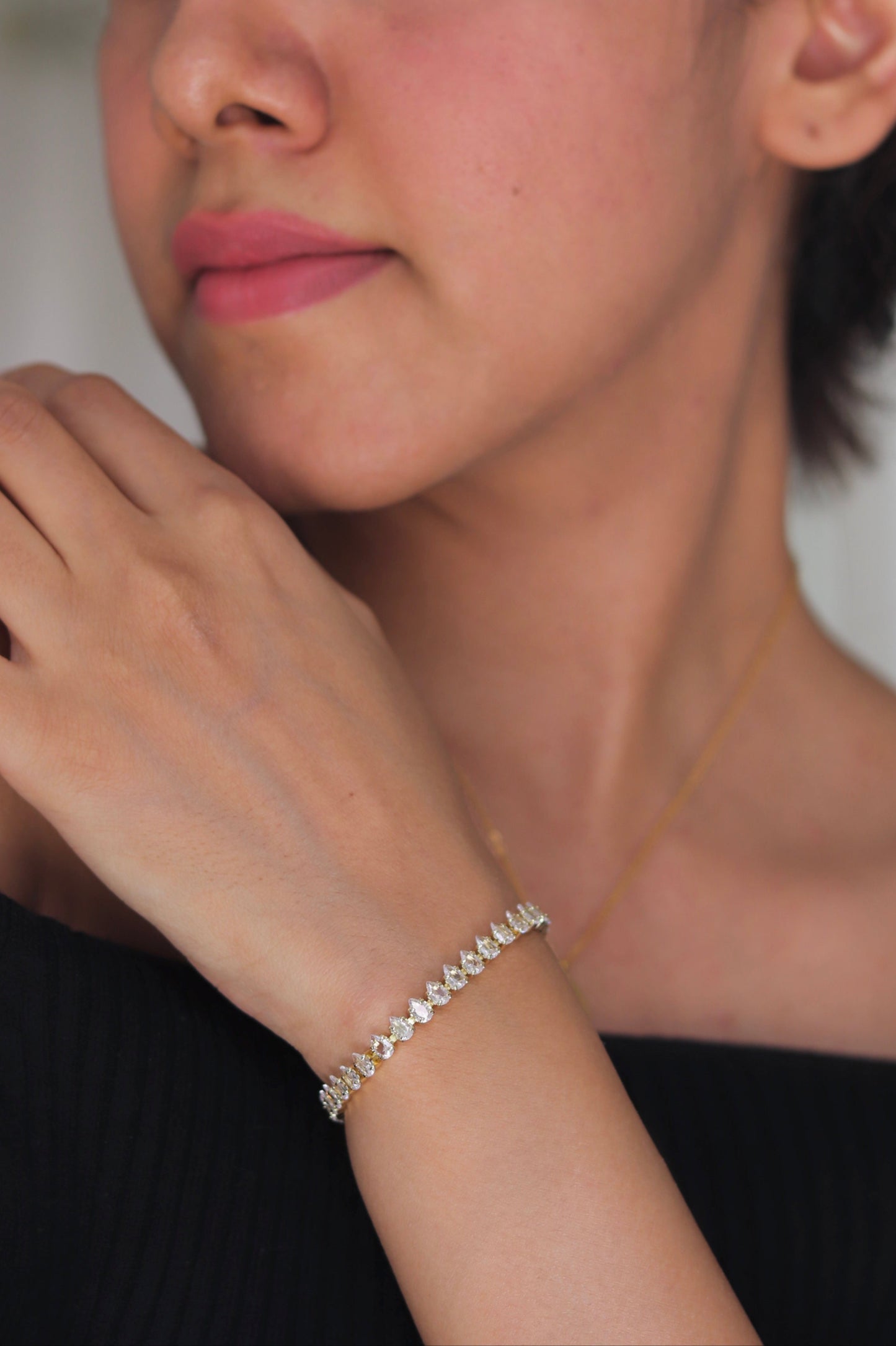 Pear Diamond Bracelet