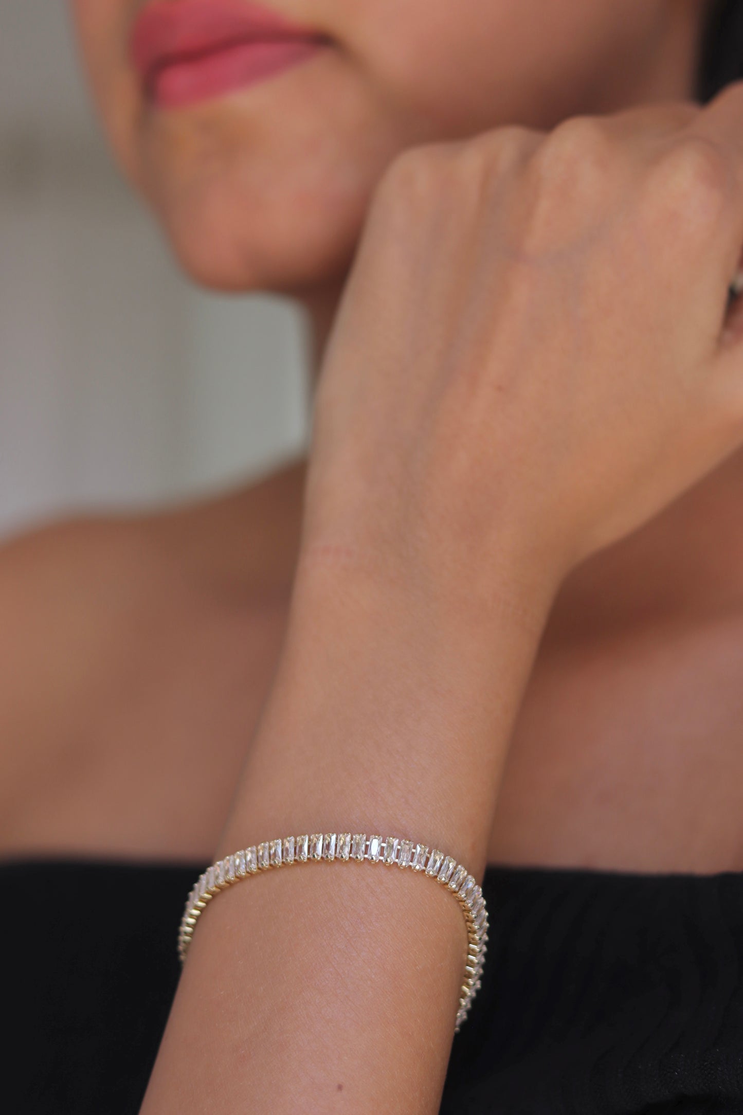 Rectangle Diamond Bracelet