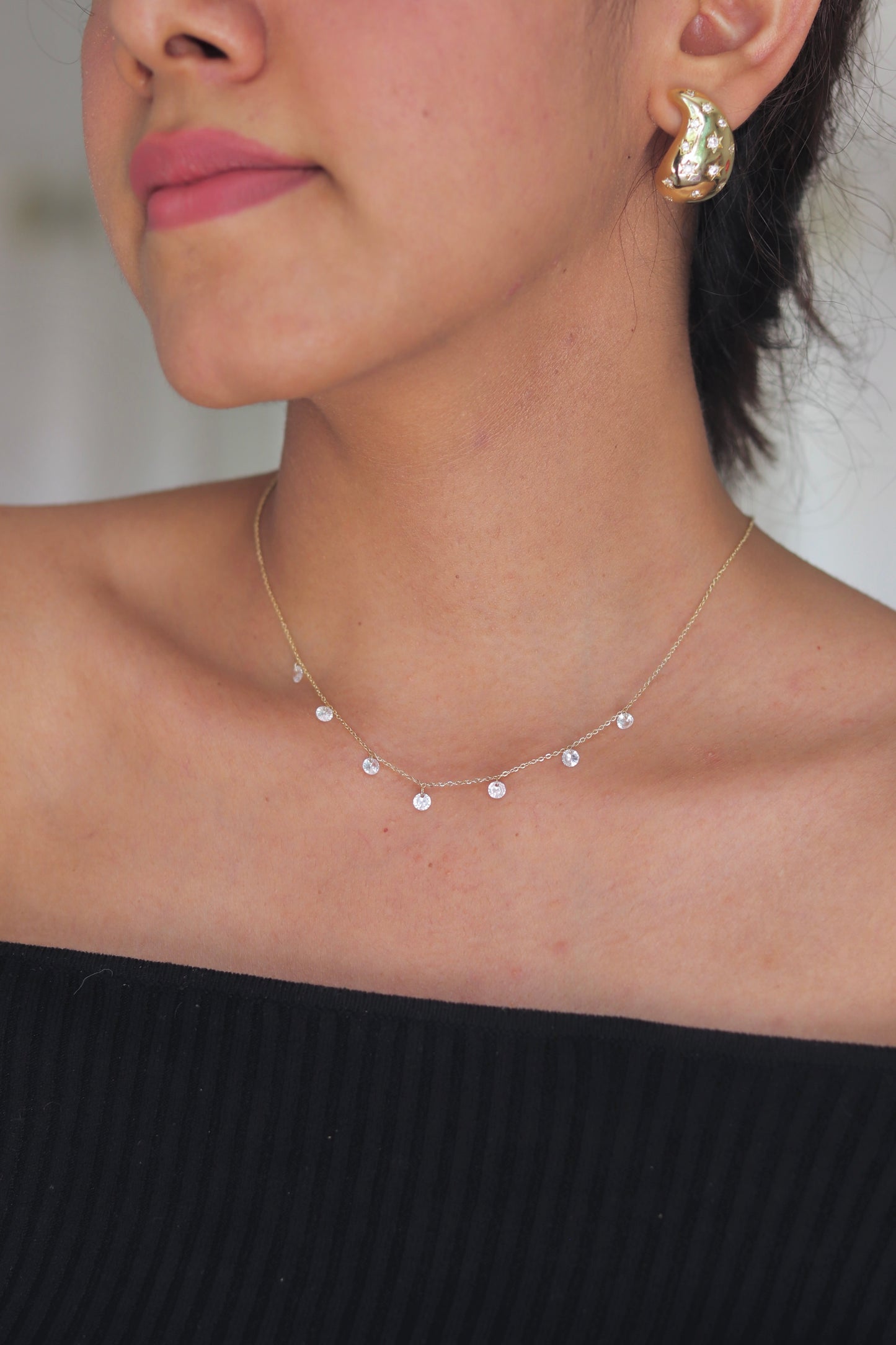Crystal Diamond Necklace