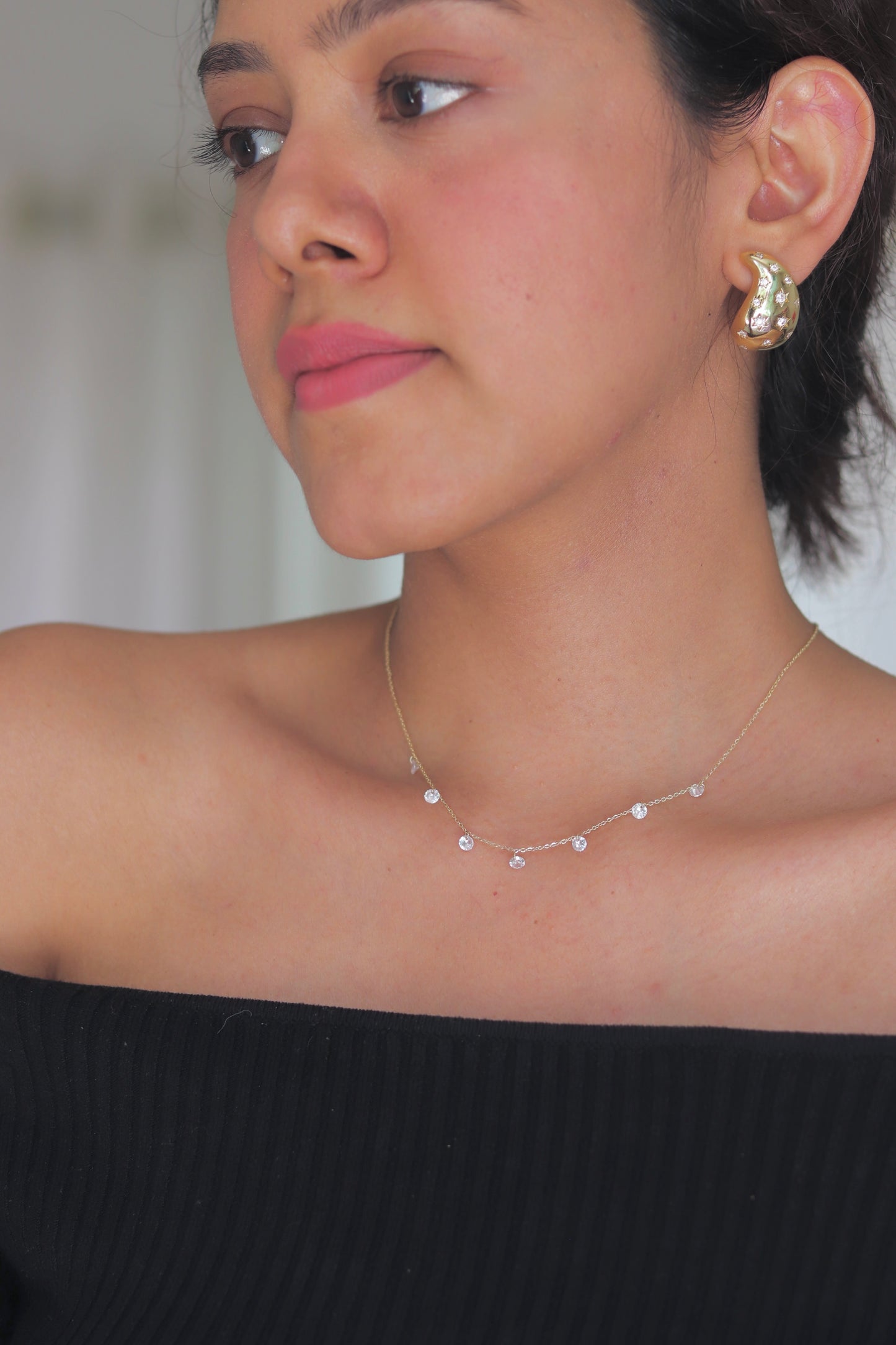 Crystal Diamond Necklace