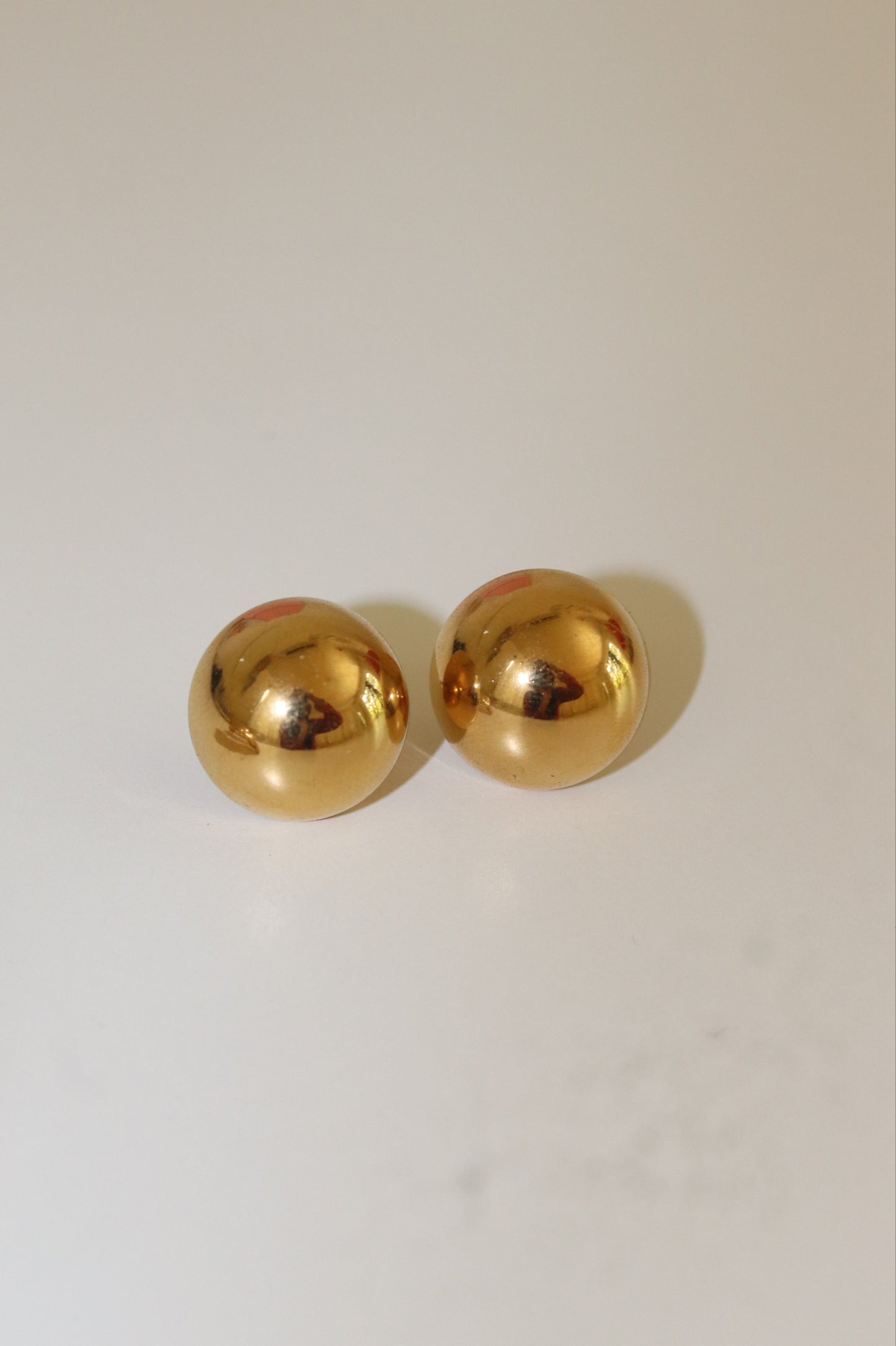 Gold Dome Earrings