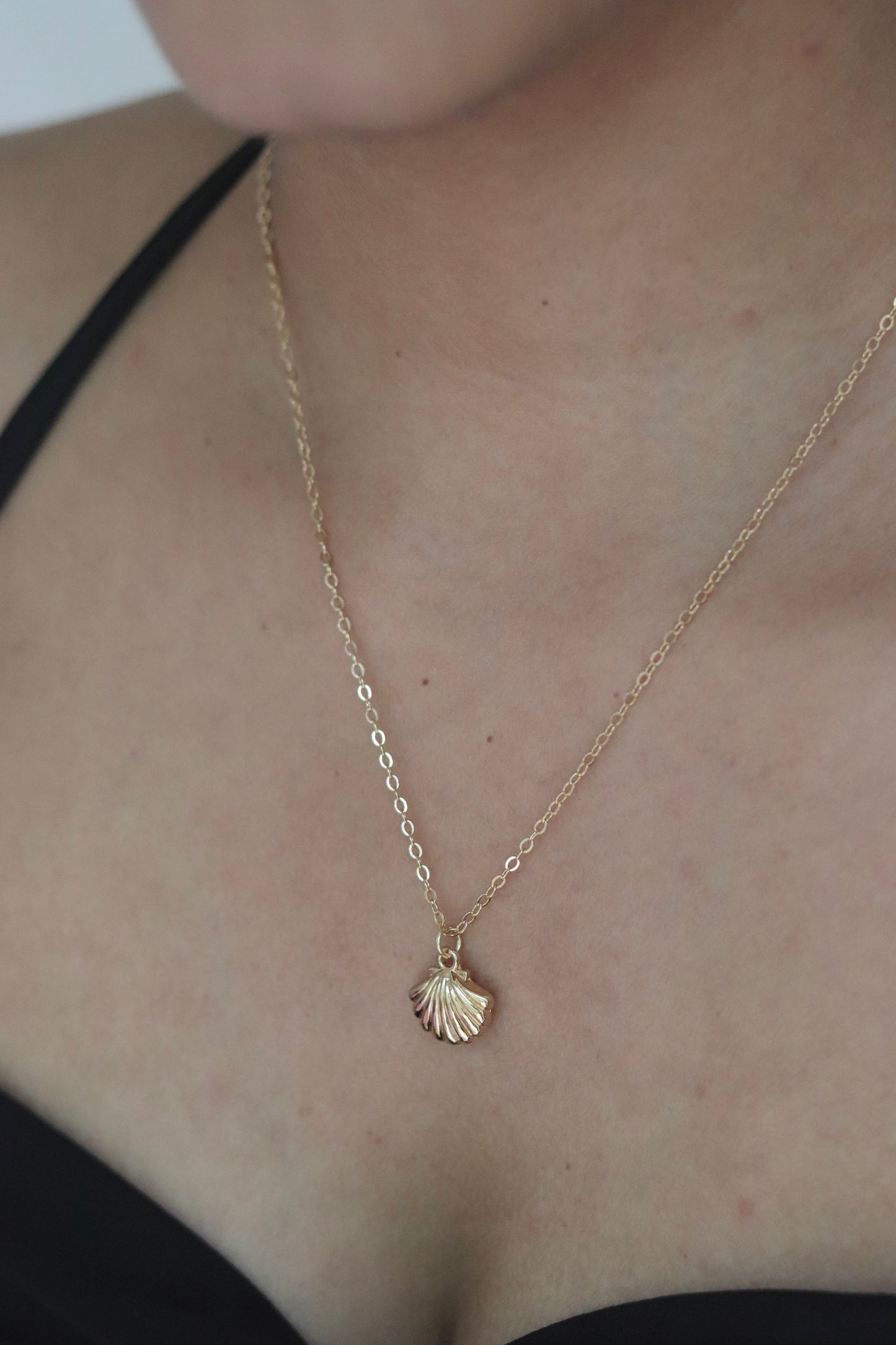 Gold Shell Necklace