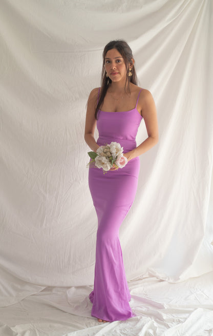 BLACKCURRANT maxi dress