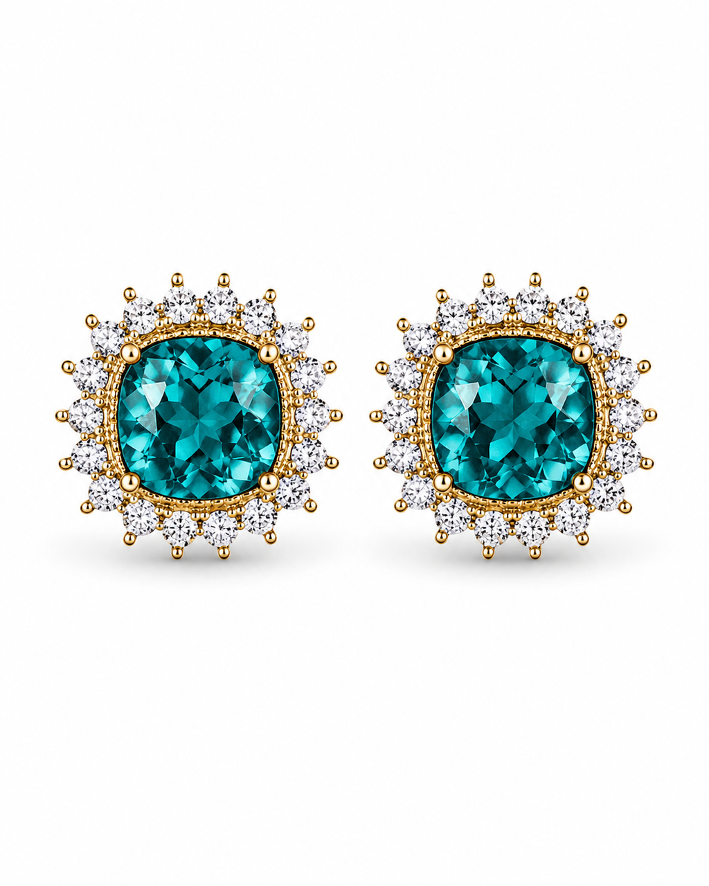 Oceana Ocean Blue Stud Earrings