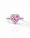 Rosier Pink Heart Adjustable Ring