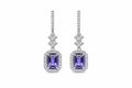 Liora Purple Drop Earrings