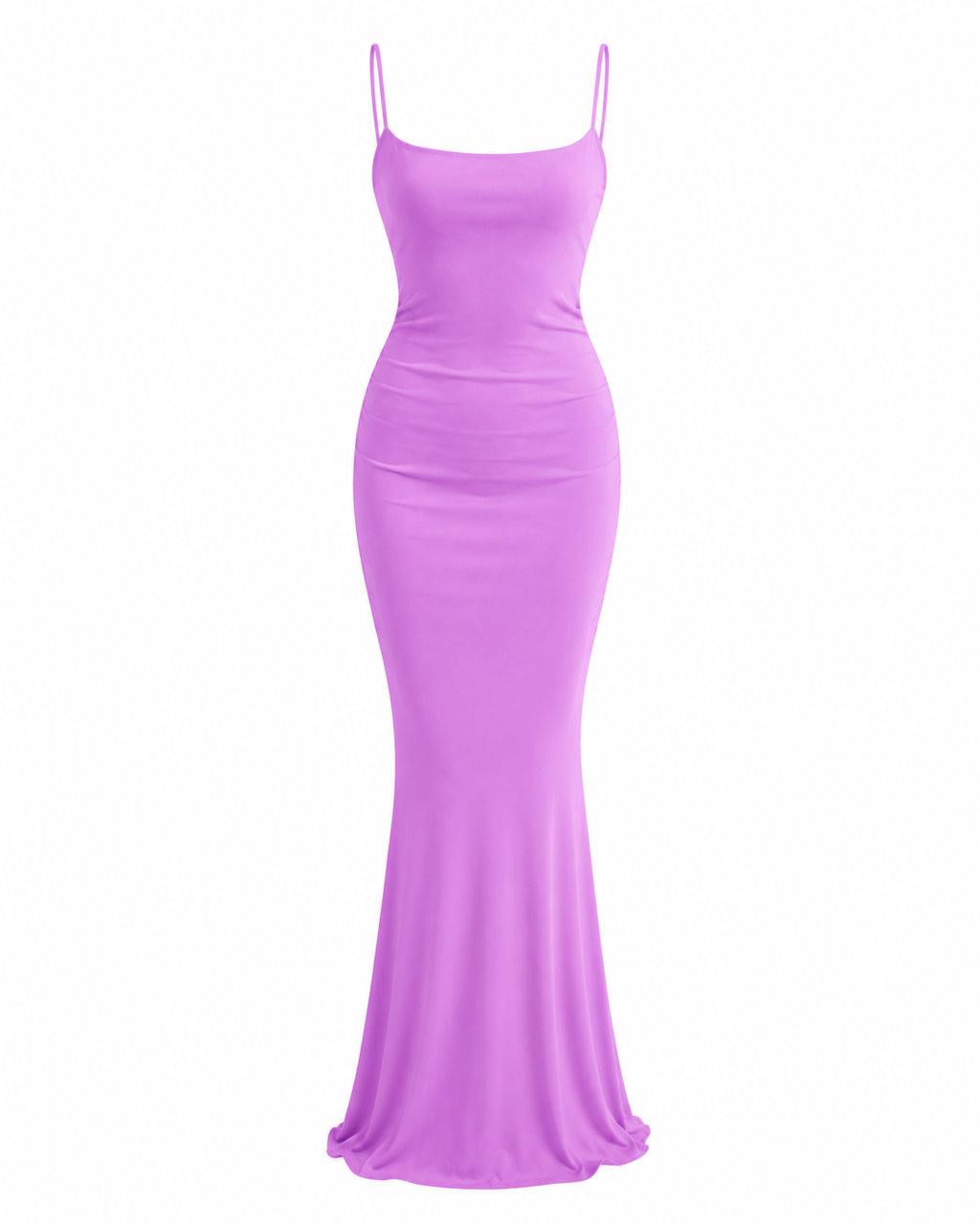 Blackcurrant Purple Bodycon Maxi Dress