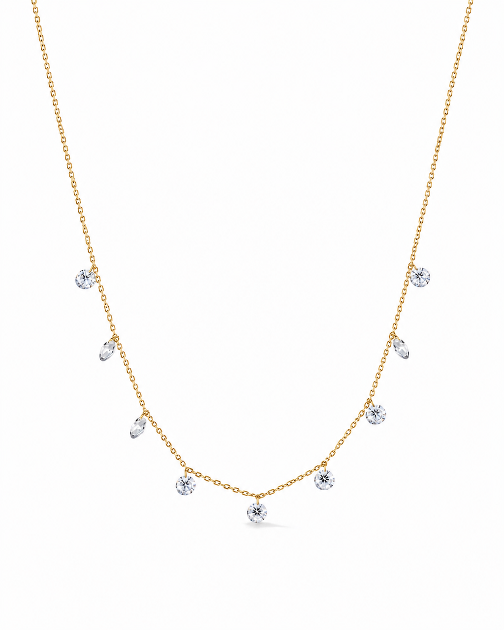 Crystal Diamond Necklace