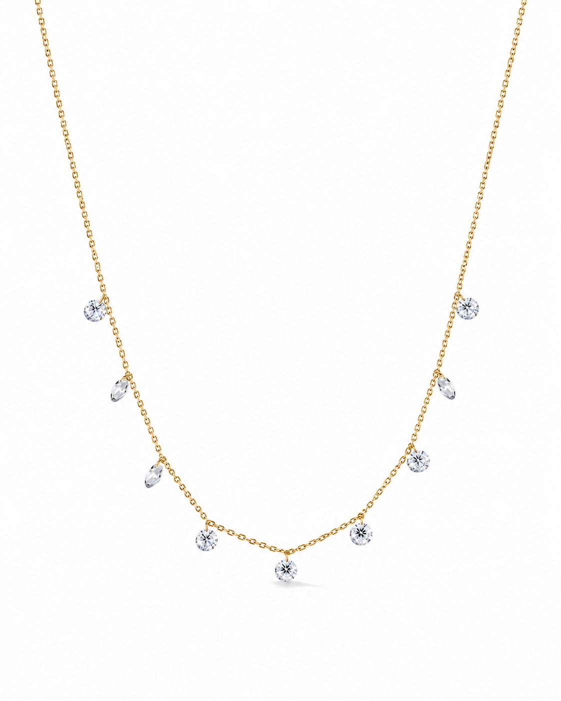 Crystal Diamond Necklace