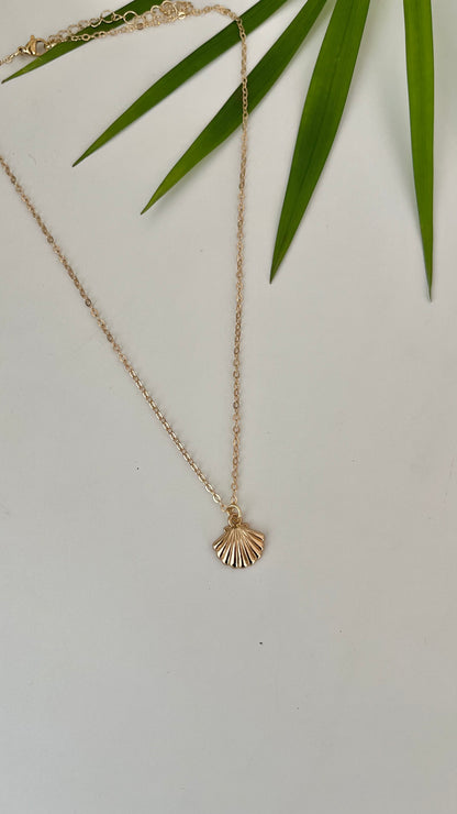 Gold Shell Necklace