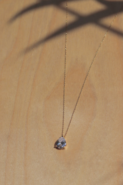 Pear Diamond Necklace