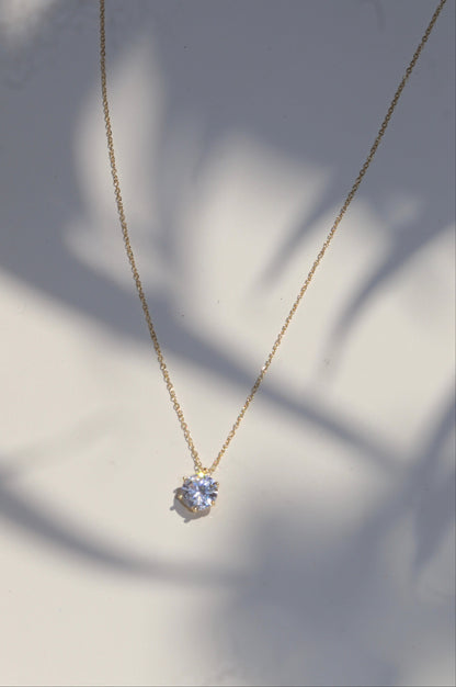 Round Diamond Necklace