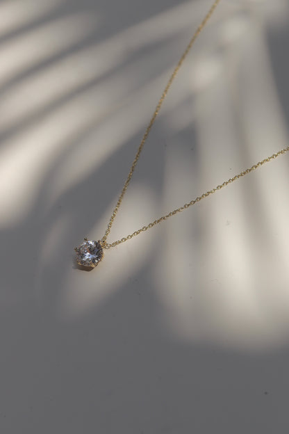Round Diamond Necklace