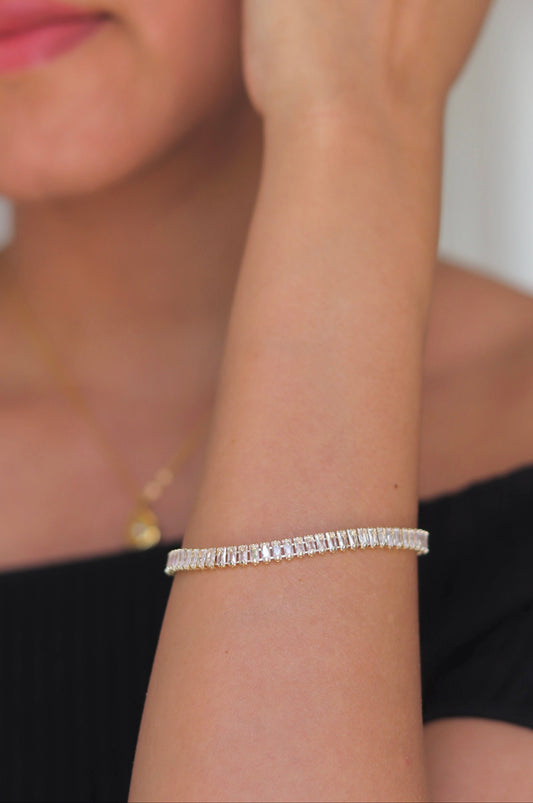 Rectangle Diamond Bracelet