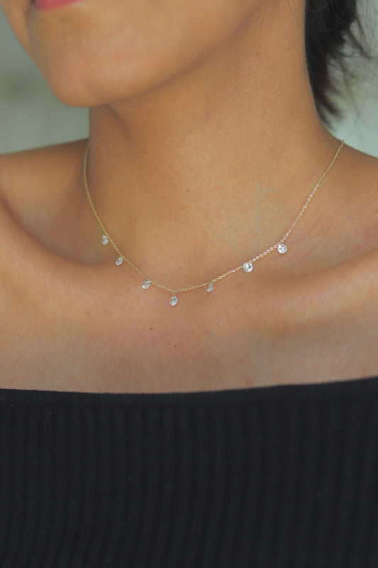 Crystal Diamond Necklace