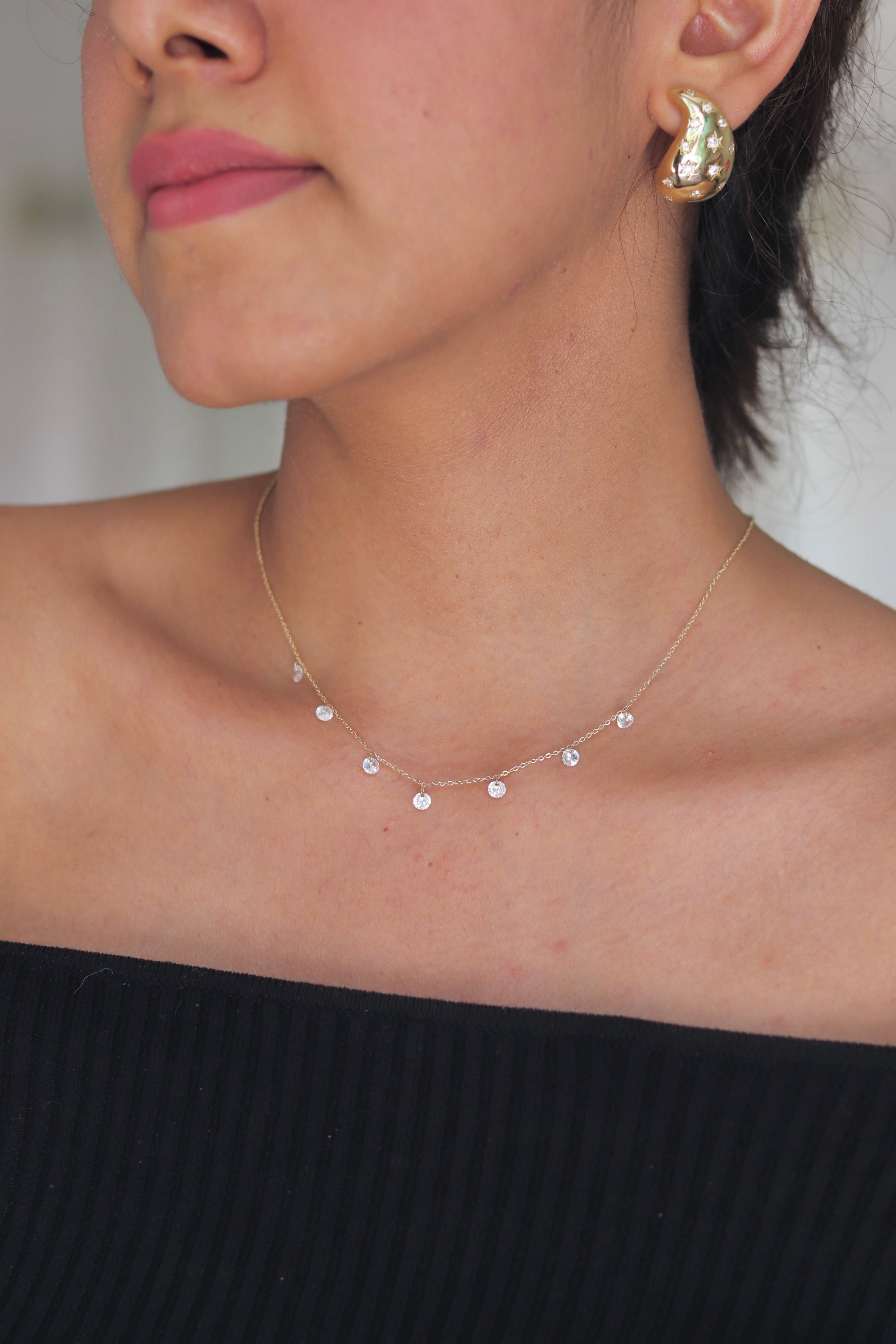 Crystal Diamond Necklace