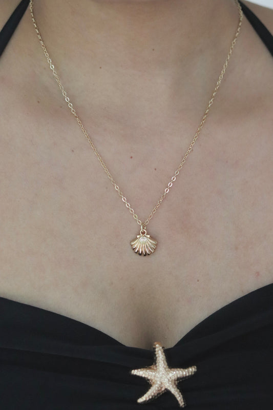 Gold Shell Necklace