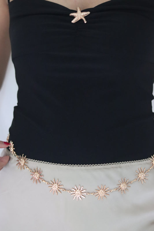 Gold Sun Waistchain