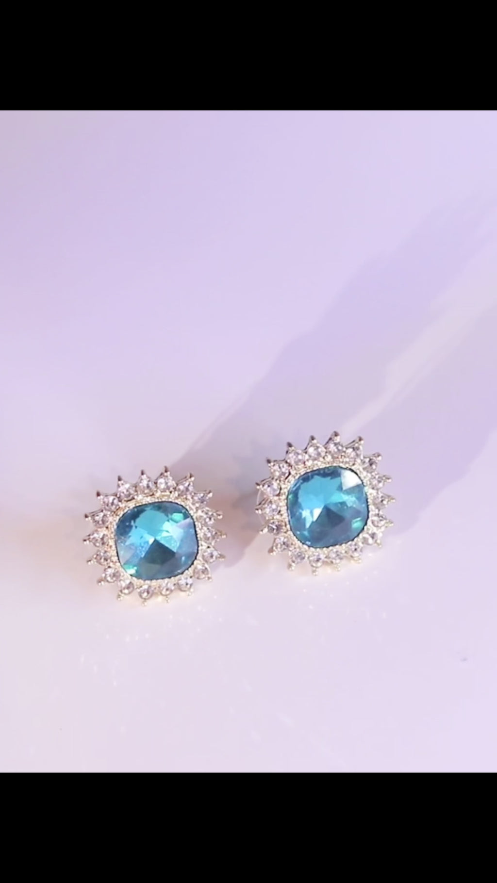 Oceana Ocean Blue Stud Earrings